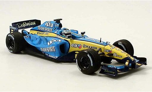 Renault F1 2005 1/43 Minichamps team r 25 showcar no.6 g. fisica diecast model cars