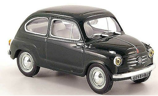 Fiat 600 Berlina 1/43 Hachette green 1957 diecast model cars