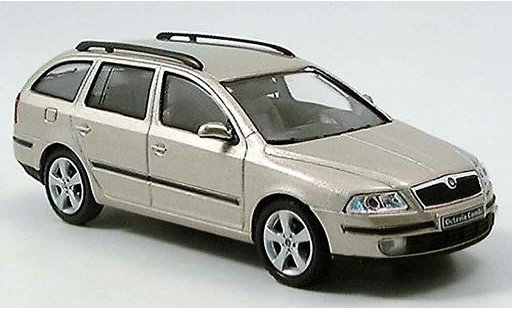 Skoda Octavia Combi 1/43 Abrex beige diecast model cars
