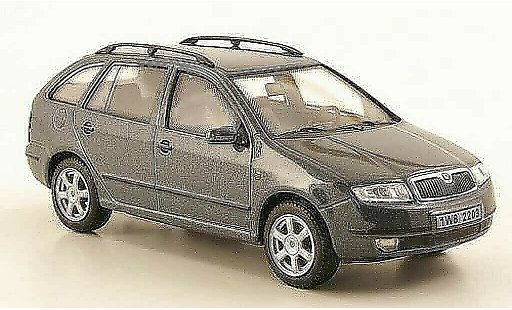 Skoda Fabia Base 1/43 Abrex greygreen diecast model cars