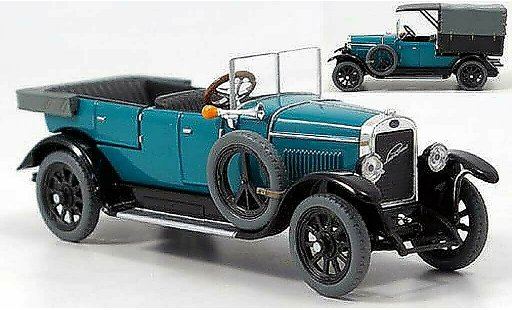Skoda 110 L 1/43 Abrex Laurin & Klement Combi Limousine/Lieferwagen bluegreen 1927 diecast model cars
