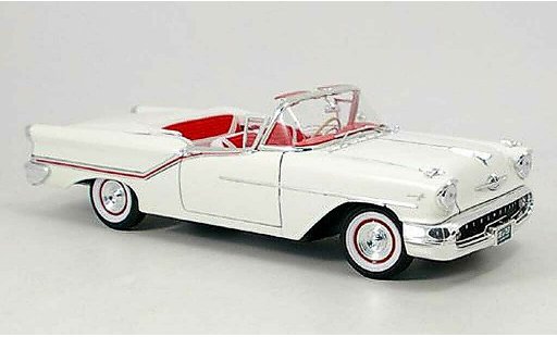 Oldsmobile Super 88 Convertible 1/18 Yat Ming white 1957 diecast model cars