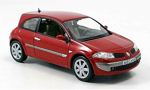Renault Megane Coupe 1/43 Norev red 2006 diecast model cars