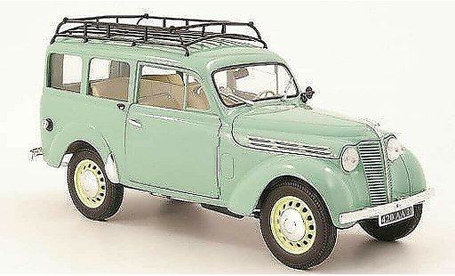 Renault Juvaquatre Break 1/18 Solido grey green 1952 diecast model cars