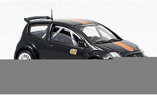 Citroen C2 tuning 1/43 Solido black diecast model cars
