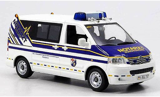 Volkswagen Combi Base 1/43 Minichamps t5 transporter bundeswehr notarzt 2002 diecast model cars