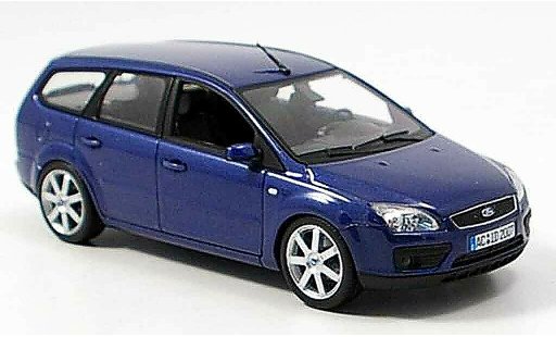 Ford Focus Turnier 1/43 Minichamps blue 2006 diecast model cars