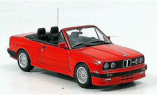 Bmw M3 Cabriolet 1/43 Minichamps E30 3er Convertible red 1988 diecast model cars