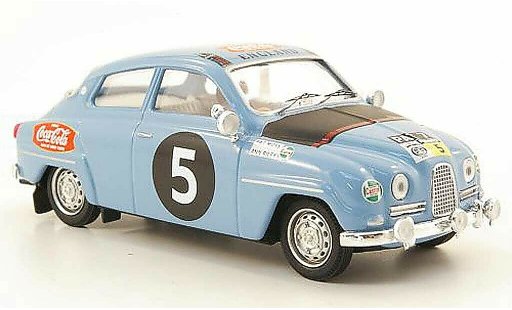 Saab 96 Safari Rally 1/43 Trofeu No.5 Coca-Cola 12 P.Moss / A.Riley diecast model cars