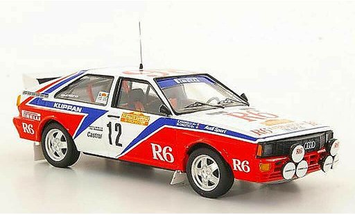 Audi Quattro rallye 1/43 Trofeu No.6 M.Cinotto / E.Radaelli Rally San Remo 1982 diecast model cars