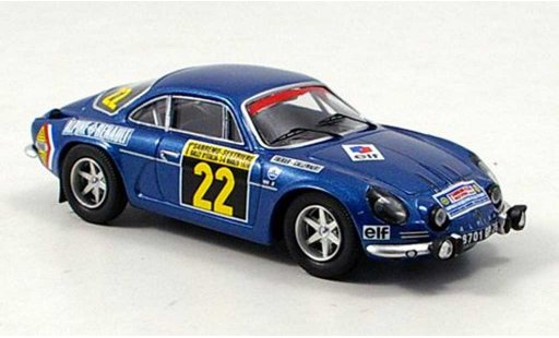 Alpine A110 1600 s 1/43 Trofeu 1600S Therier winner Rally San Remo 1970 diecast model cars