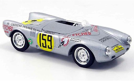 Porsche 550 1953 1/43 Brumm Spyder No.159 Carrera Mexico diecast model cars