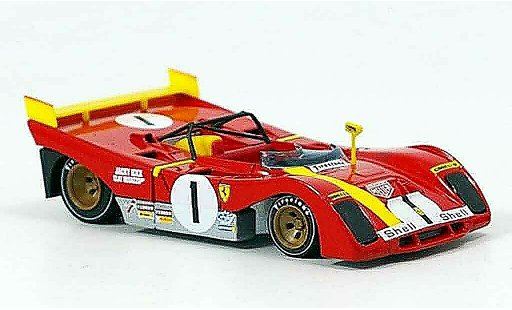Ferrari 312 PB 1/43 Brumm no.1 ickx 1000km monza 1972 diecast model cars