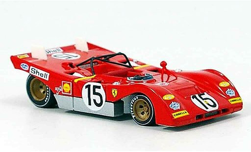 Ferrari 312 PB 1/43 Brumm no.15 ickx 1000km monza 1971 diecast model cars