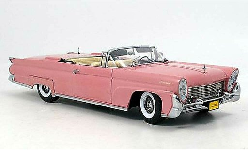 Lincoln Continental 1958 1/18 Sun Star Mark III pink diecast model cars