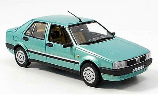 Fiat Croma Berlina 1/43 Norev grey metalliseegreen 1985 diecast model cars
