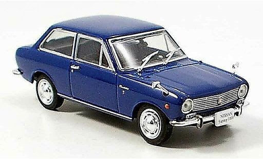 Nissan Sunny 1000 1/43 Norev blue 1966 diecast model cars