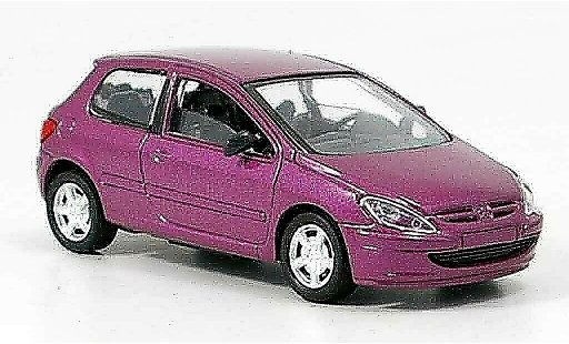 Peugeot 307 Base 1/43 Solido purple diecast model cars