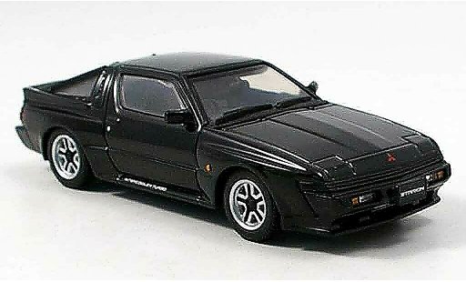 Mitsubishi Starion GSR VR 1/43 Aoshima 2600 black 1988 diecast model cars