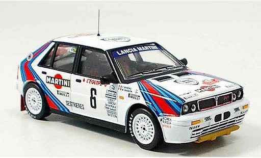 Lancia Delta HF Integrale 1/43 IXO no.6 winner rallye monte carlo 1987 diecast model cars