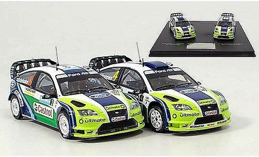 Ford Focus RS WRC 1/43 IXO Set avec zwei Modellen 2006 diecast model cars