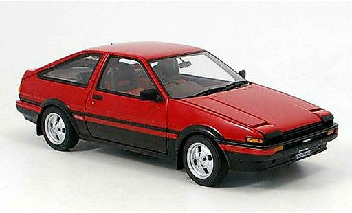 Toyota Trueno AE86 1/18 Autoart ae trueno red diecast model cars