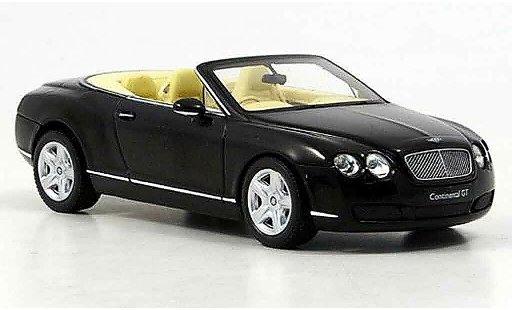 Bentley Continental GTC 1/43 Minichamps black 2006 diecast model cars