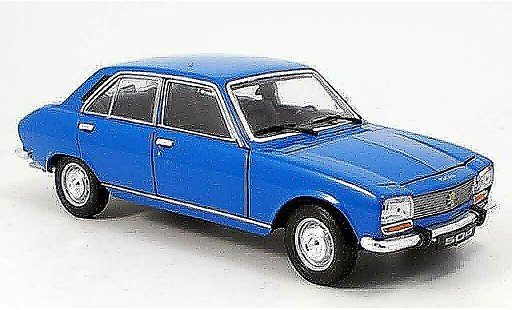 Peugeot 504 Berline 1/18 Welly Saloon blue 1975 diecast model cars