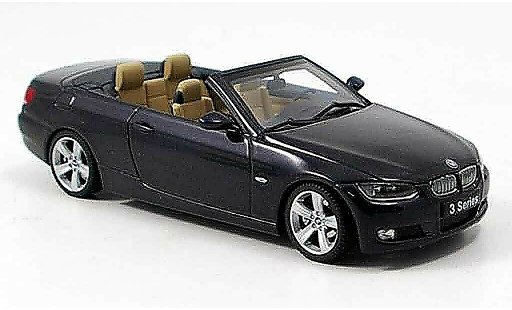 Bmw 335 cabriolet 1/43 Autoart E93 Convertible (E93) black diecast model cars
