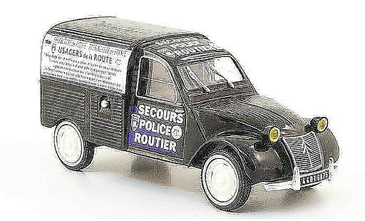Citroen 2CV police 1/43 IXO vanente secours routier diecast model cars