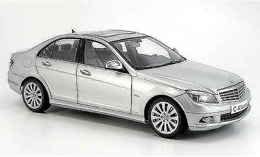 Mercedes Classe C Base 1/18 Autoart berline (w 204) elegance grey diecast model cars