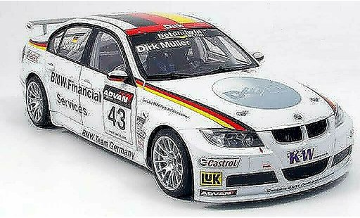 Bmw 320 WTCC 1/18 Autoart E90 si no.43 d.muller 2006 diecast model cars