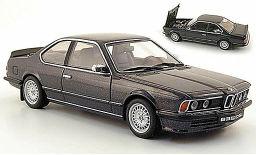 Bmw 635 CSi 1/43 Autoart anthracite diecast model cars