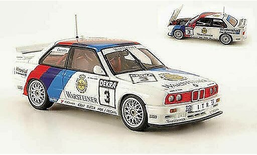 Bmw M3 dtm 1/43 Autoart E30 No.3 J.Cecotto 1991 diecast model cars