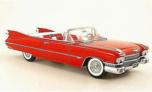 Cadillac Serie 62 Convertible 1/18 Autoart red 1959 diecast model cars