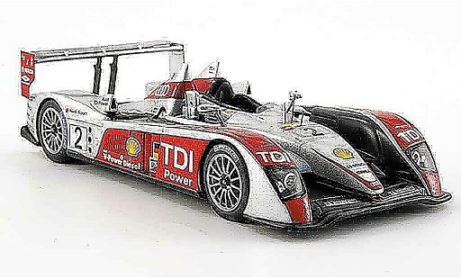 Audi R10 course 1/43 Spark 2007 TDI Sport No.2 24h Le Mans diecast model cars