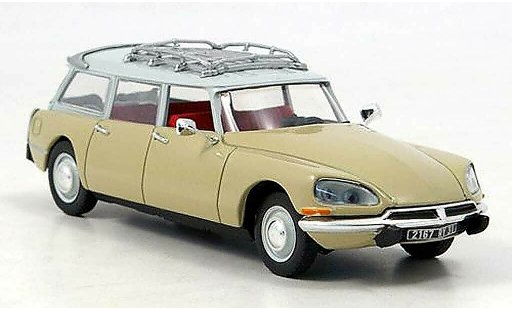 Citroen DS 23 1/43 Norev Estate beige/white 1974 diecast model cars
