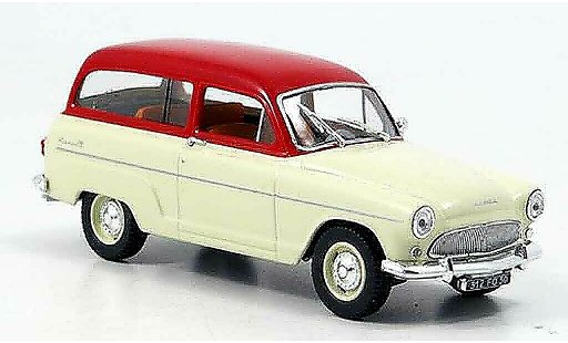 Simca P 60 Ranch 1/43 Norev beige/ red 1961 diecast model cars