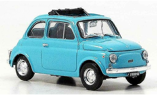 Fiat 500 R 1/43 Brumm blue 1972 diecast model cars
