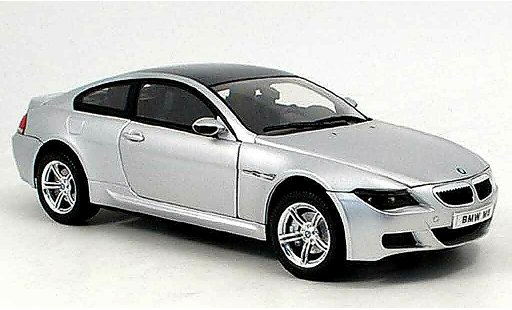 Bmw M6 Coupe 1/18 Ricko E63 grey diecast model cars