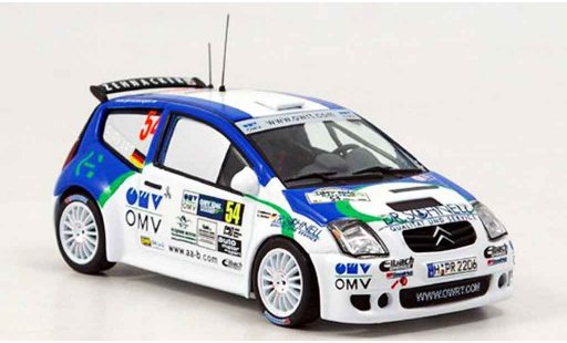 Citroen C2 S1600 1/43 IXO no.54 omv rallye Germany 2006 diecast model cars