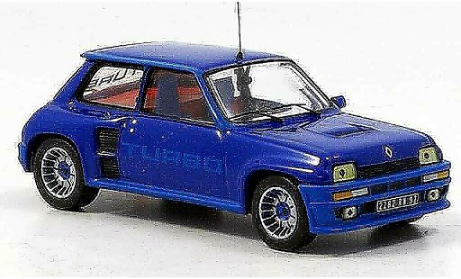 Renault 5 Turbo 1/43 IXO i blue 1982 diecast model cars