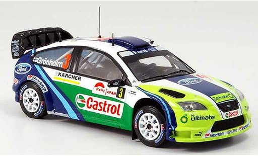 Ford Focus RS WRC 1/43 IXO No.3 Gronholm Rally Japan 2006 diecast model cars