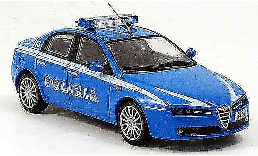 Alfa Romeo 159 polizia 1/43 Edison police 2006 diecast model cars
