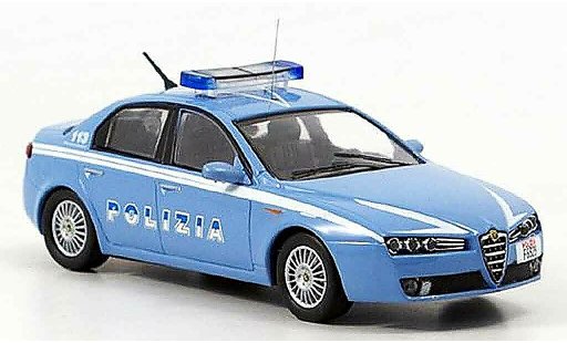 Alfa Romeo 159 polizia 1/43 M4 police 2007 diecast model cars