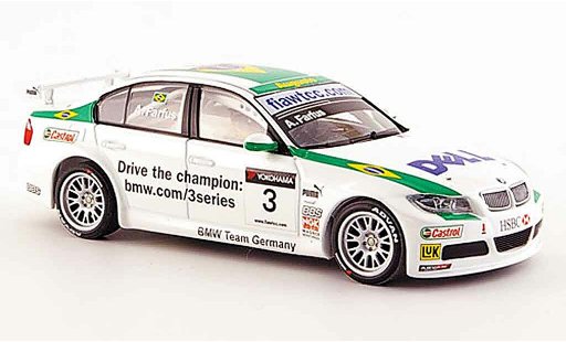 Bmw 320 WTCC 1/43 Minichamps Farfus Team Germany 2007 diecast model cars