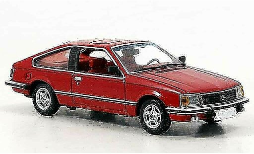Opel Monza Base 1/43 Minichamps red 1980 diecast model cars