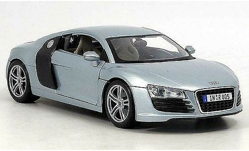 Audi R8 4.2 fsi 1/18 Maisto 5.2 grey metallized diecast model cars