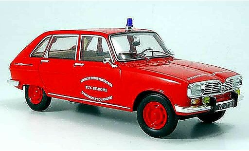 Renault 16 Base 1/18 Norev pompiers pont du chateau 1968 diecast model cars