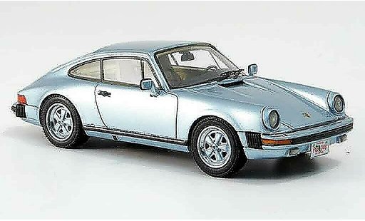 Porsche 911 Carrera 1/43 Neo Coupe US Version blue 1985 diecast model cars